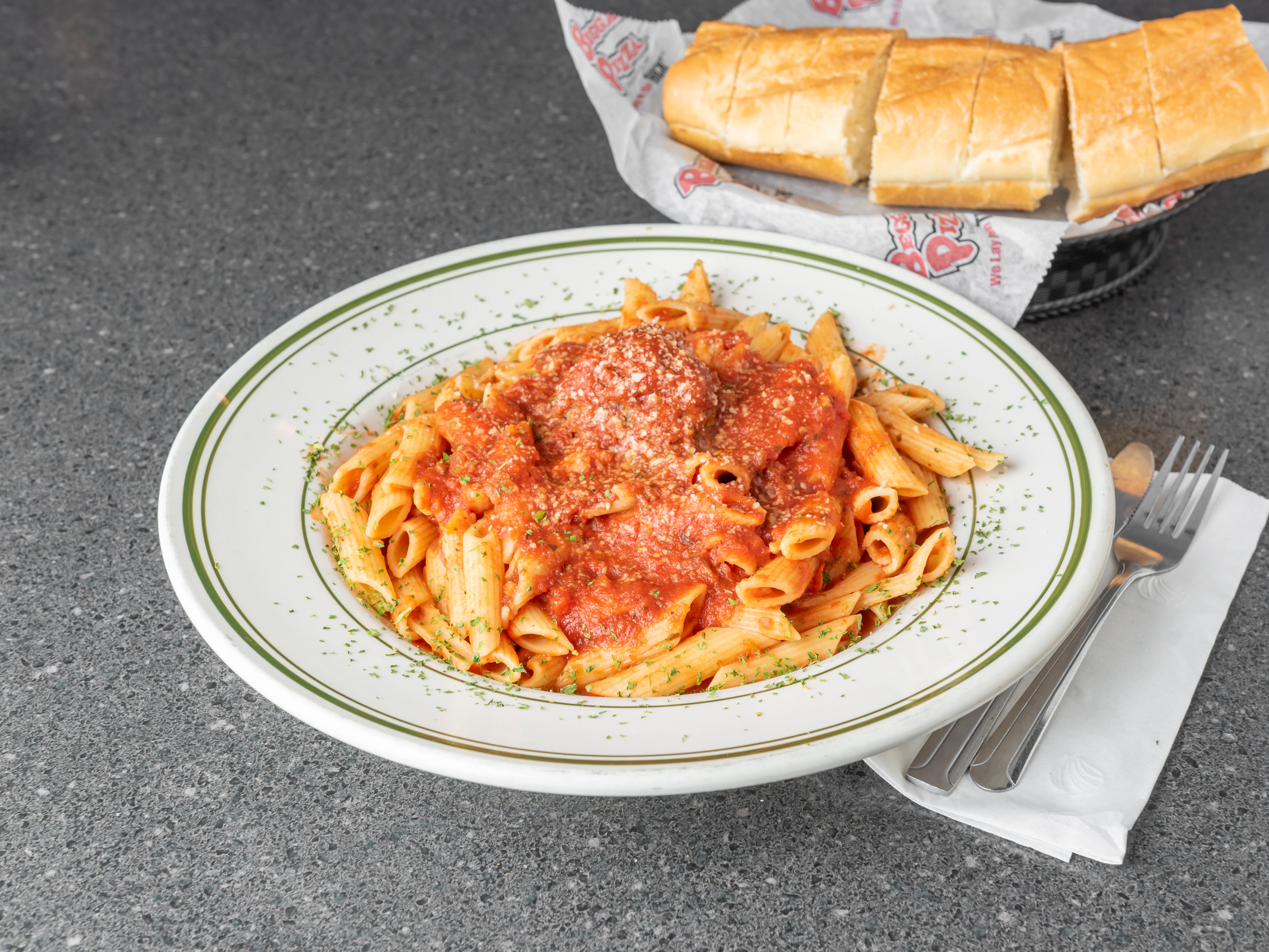Order Mostaccioli food online from Beggars Pizza store, Blue Island on bringmethat.com