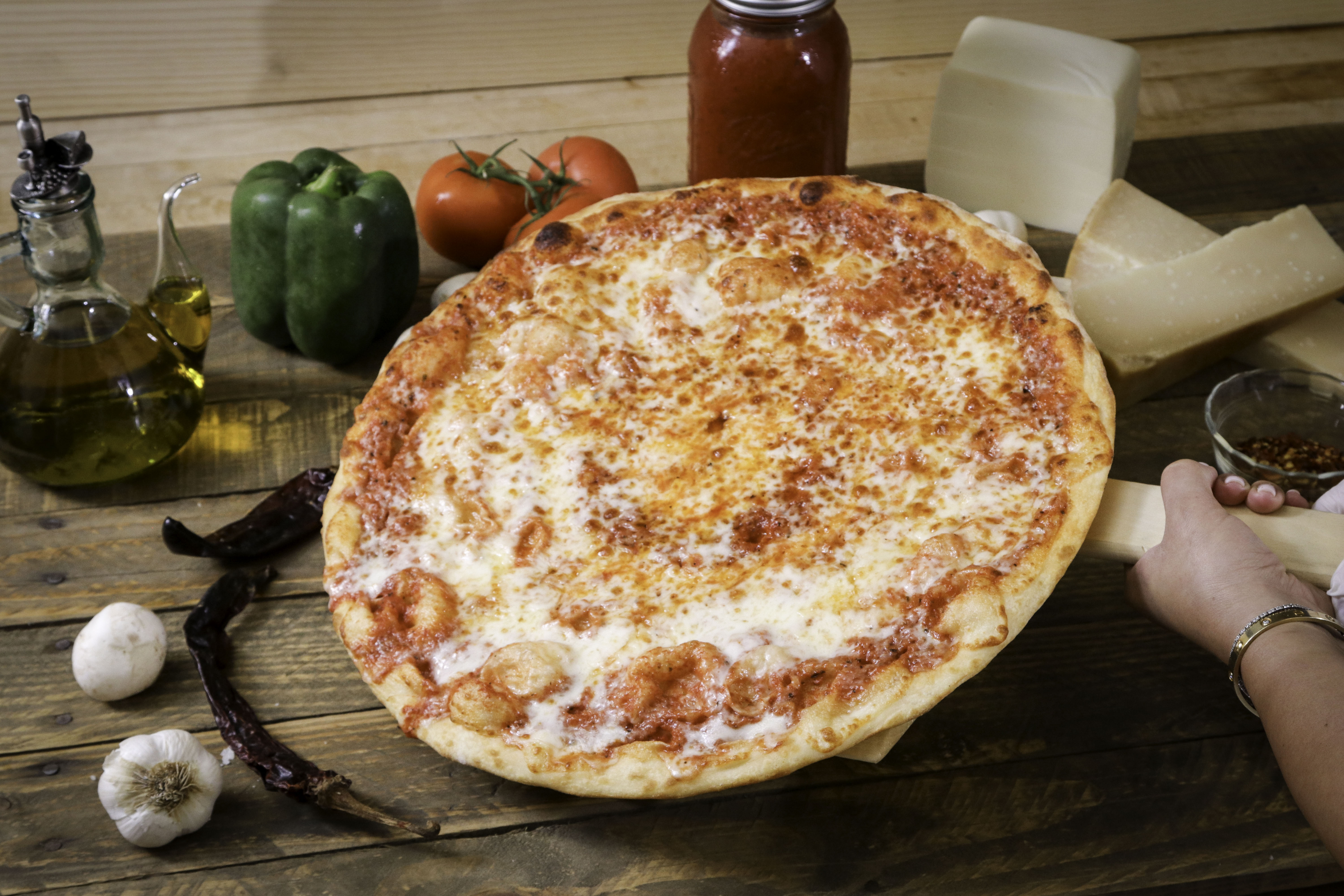 Order Personal 10" Cheese Pizza food online from Ameci Pizza & Pasta store, Lake Forest on bringmethat.com