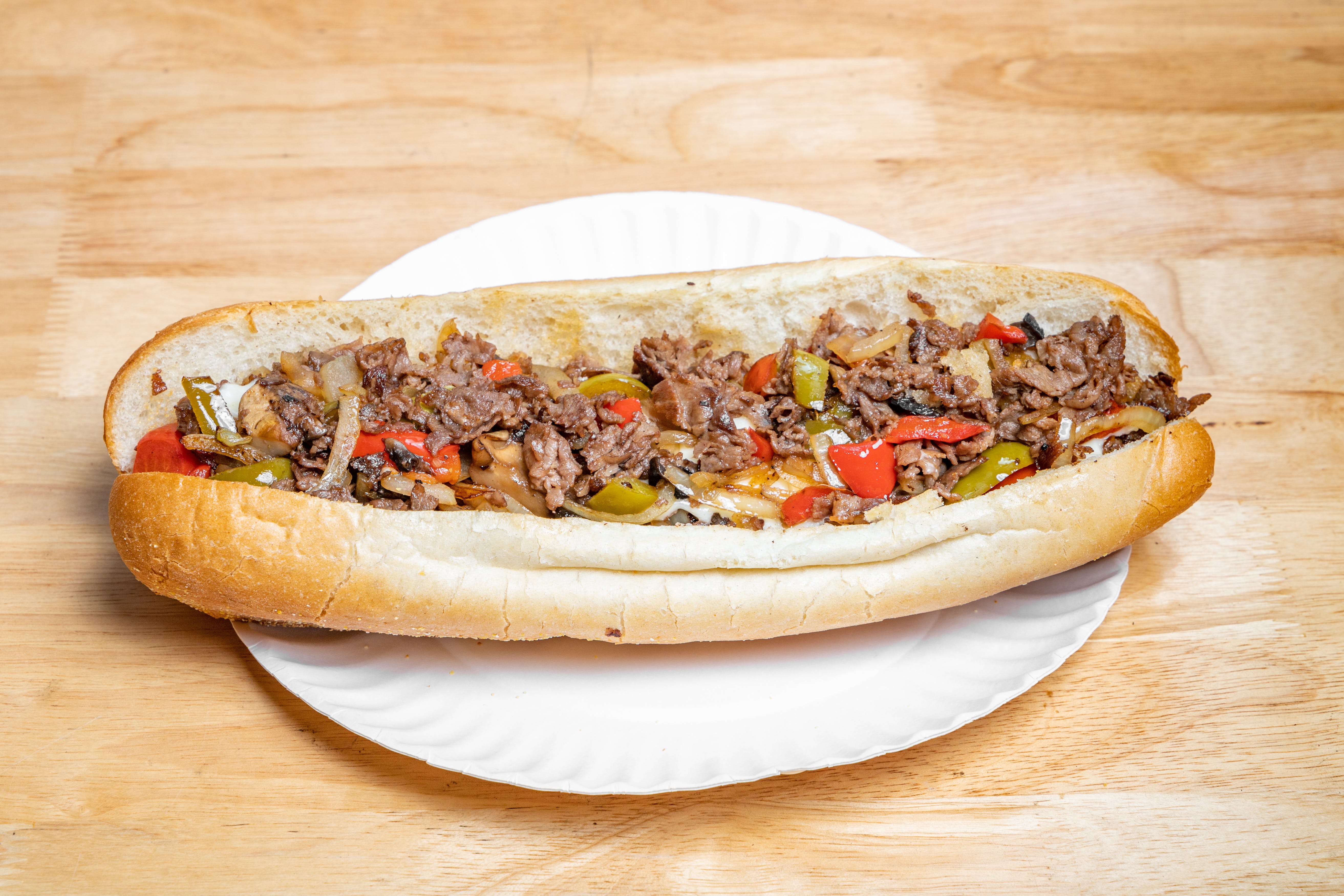 Order Steak Bomb Sub - 10'' food online from Express Pizza store, Bedford on bringmethat.com
