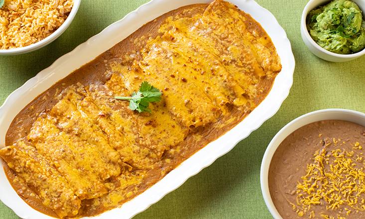 Order Cheese Enchilada Family Style food online from Los Tios store, Houston on bringmethat.com
