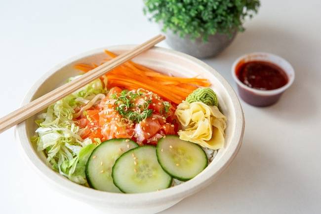 Order Korean-Style Poke food online from B Cafe store, Quincy on bringmethat.com