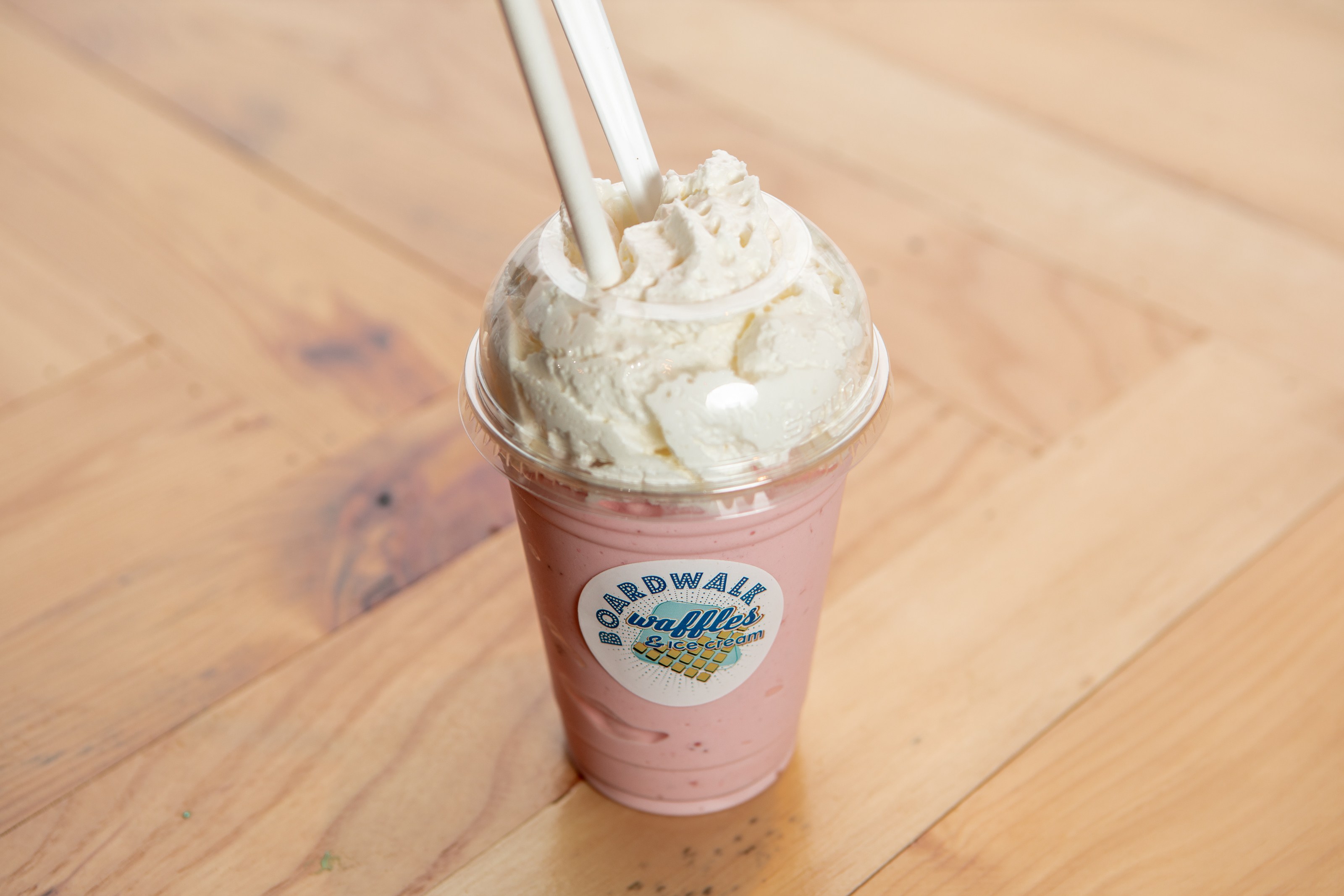 Order 16 oz Shake food online from Boardwalk Waffles & Ice Cream store, Maplewood on bringmethat.com