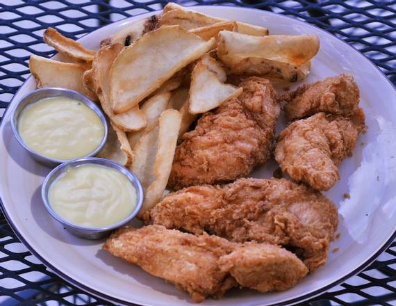 Order Chicken Tenders Plate food online from Cedarcrest Grill store, Dallas on bringmethat.com