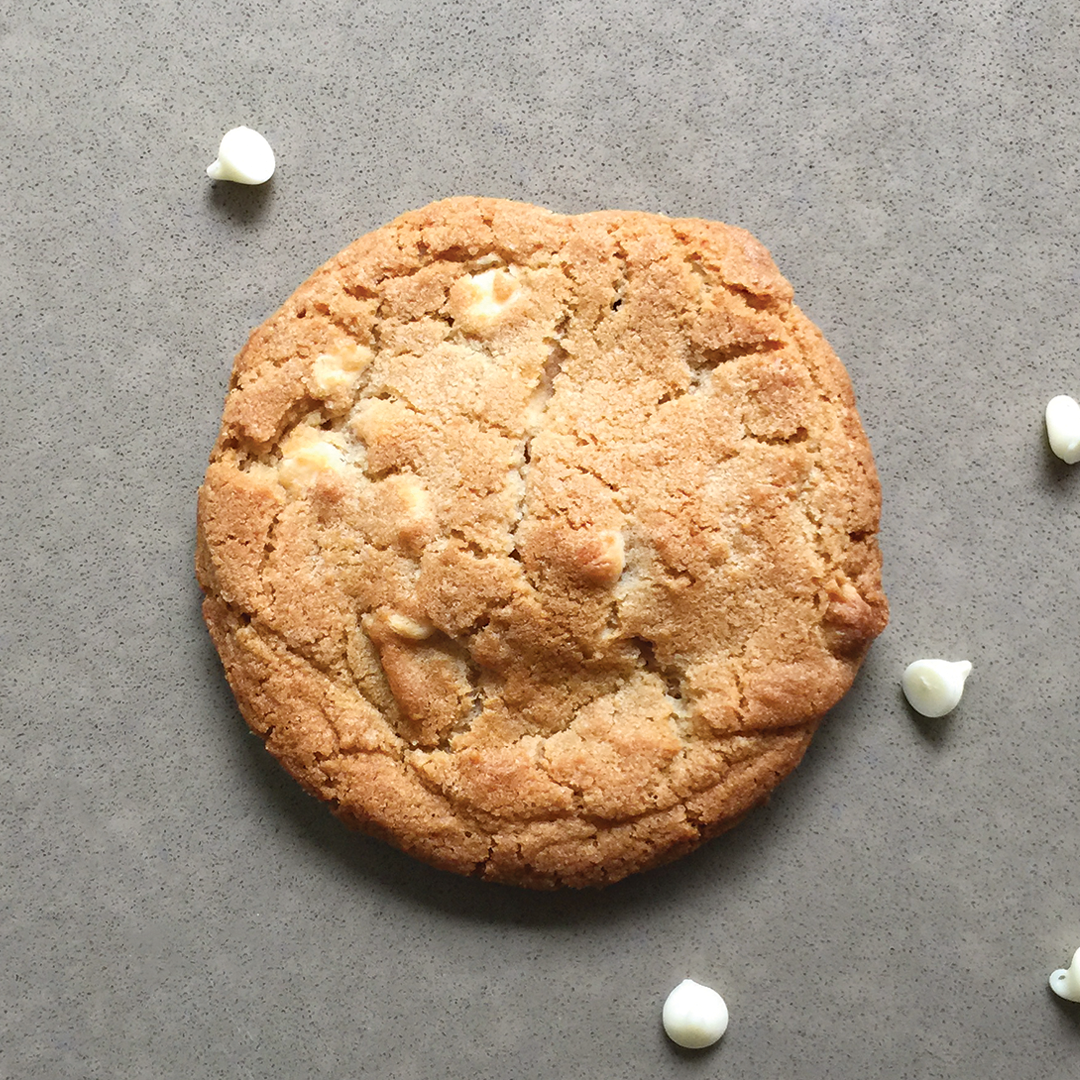 Order White Chocolate Chip Cookie food online from Stirred, Not Shaken store, San Francisco on bringmethat.com