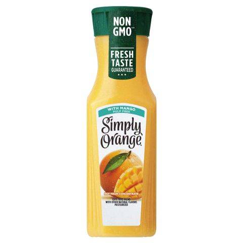 Order Simply Orange Mango 11.5oz food online from 7-Eleven store, El Campo on bringmethat.com