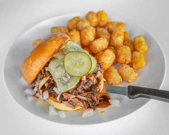 Order -Chopped Brisket Sandwich- food online from Phoebe's Diner store, Austin on bringmethat.com