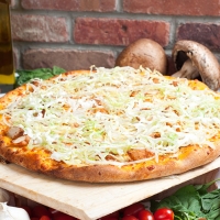 Order Anesio's Blue Buffalo Gourmet Pizza food online from Prime Roast Beef & Pizza store, Danvers on bringmethat.com
