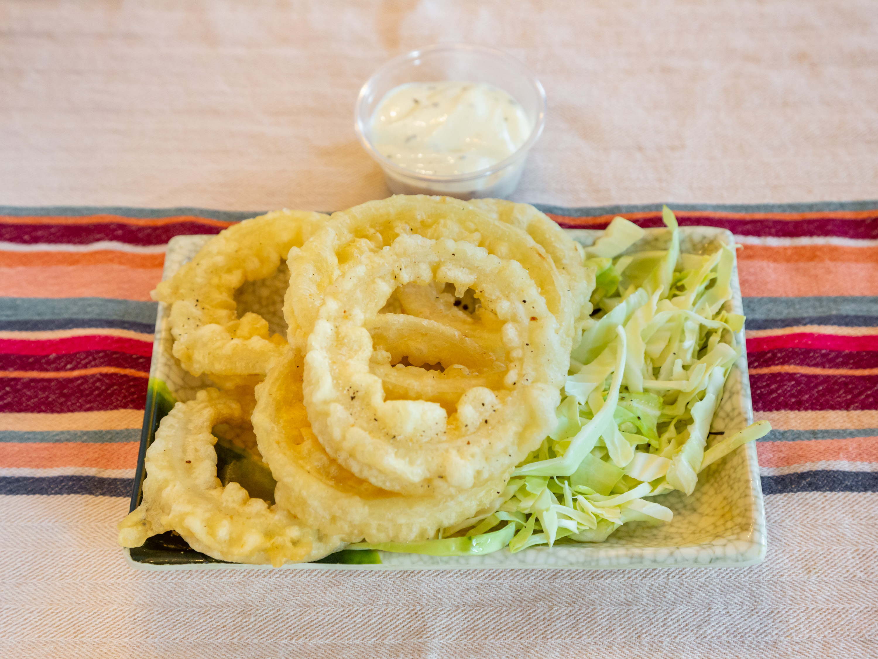 Order I4. Onion Rings food online from Joe's Kitchen store, Bayonne on bringmethat.com
