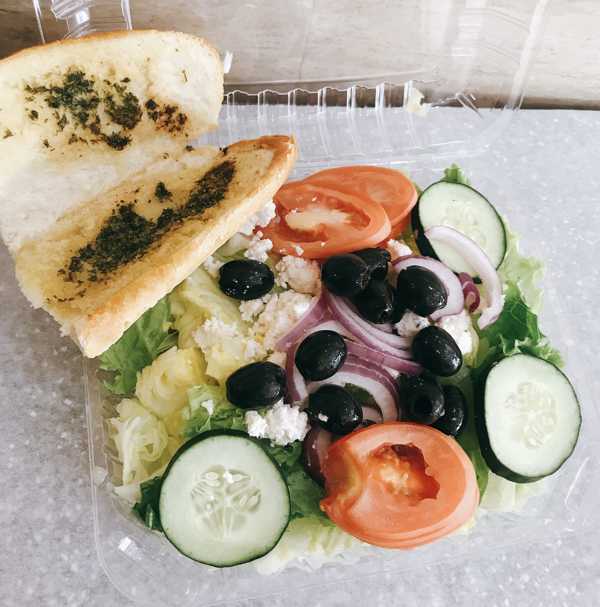 Order Greek Salad food online from Le Diplomate Cafe store, Irvine on bringmethat.com