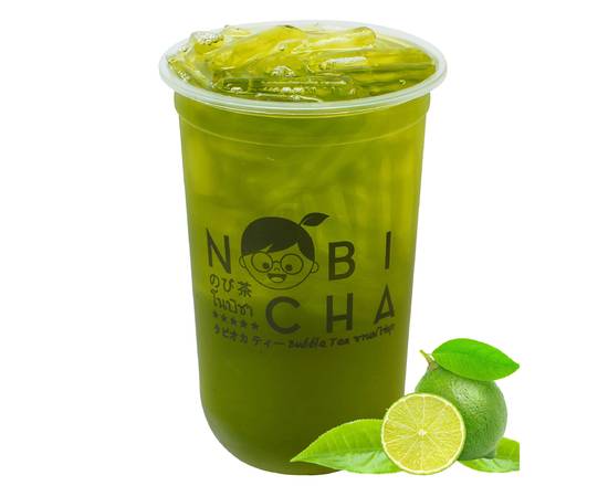 Order Lime Green Tea food online from Nobi Cha Bubble Tea store, Atlanta on bringmethat.com
