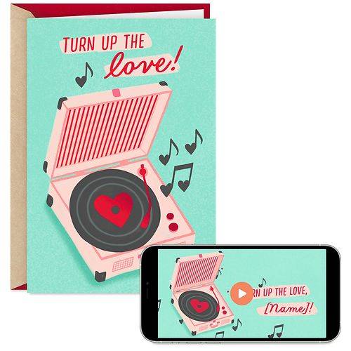 Order Hallmark Video Greeting Valentines Day Card (Turn Up the Love) - 1.0 ea food online from Walgreens store, Brooklyn on bringmethat.com