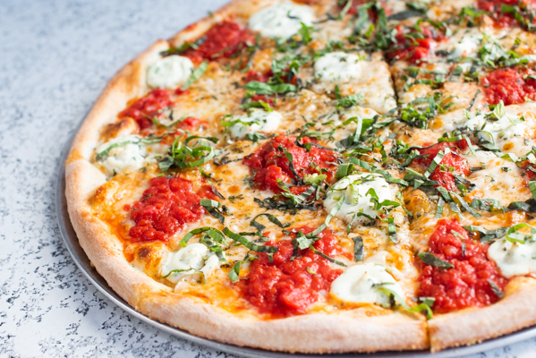 Order Ricotta and Basil Pizza food online from Otto store, Boston on bringmethat.com