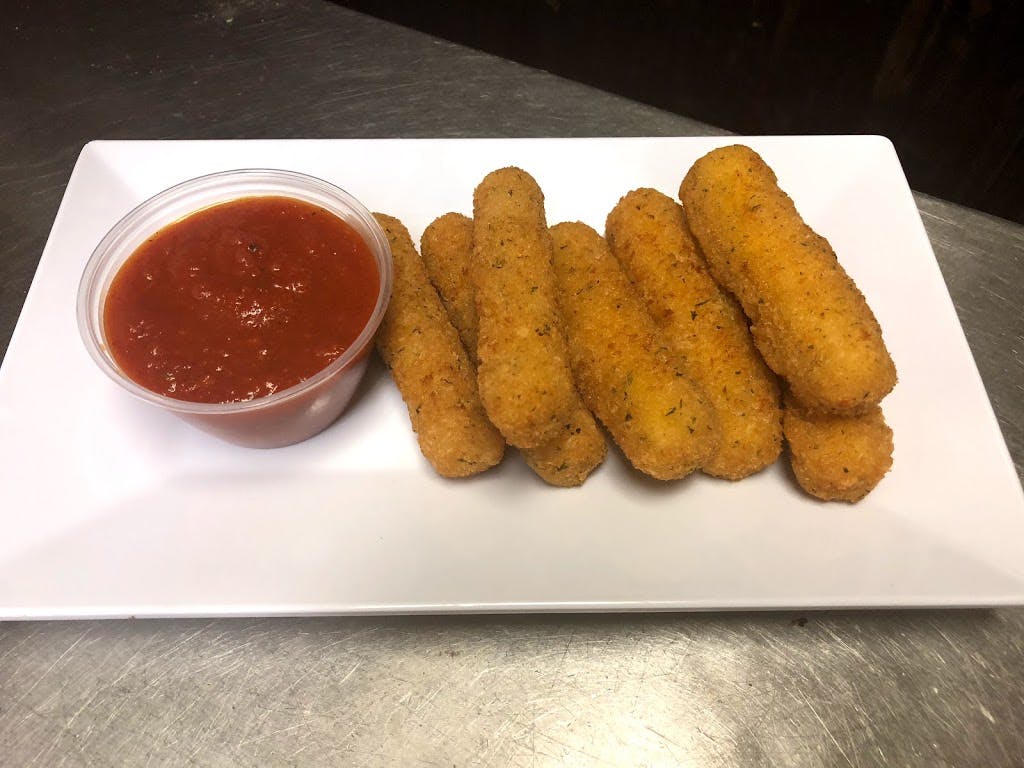 Order Mozzarella Sticks - Appetizer food online from Steve Pizza On Us1 store, Palmetto Bay on bringmethat.com