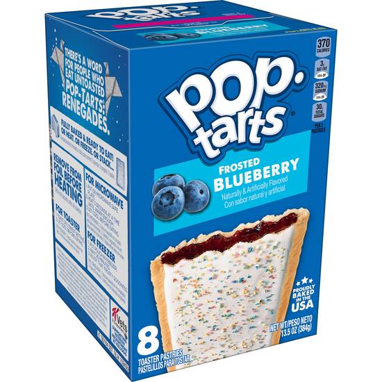 Order Pop-Tarts Frosted Blueberry Toaster Pastries, 4 PK food online from CVS store, Tulsa on bringmethat.com