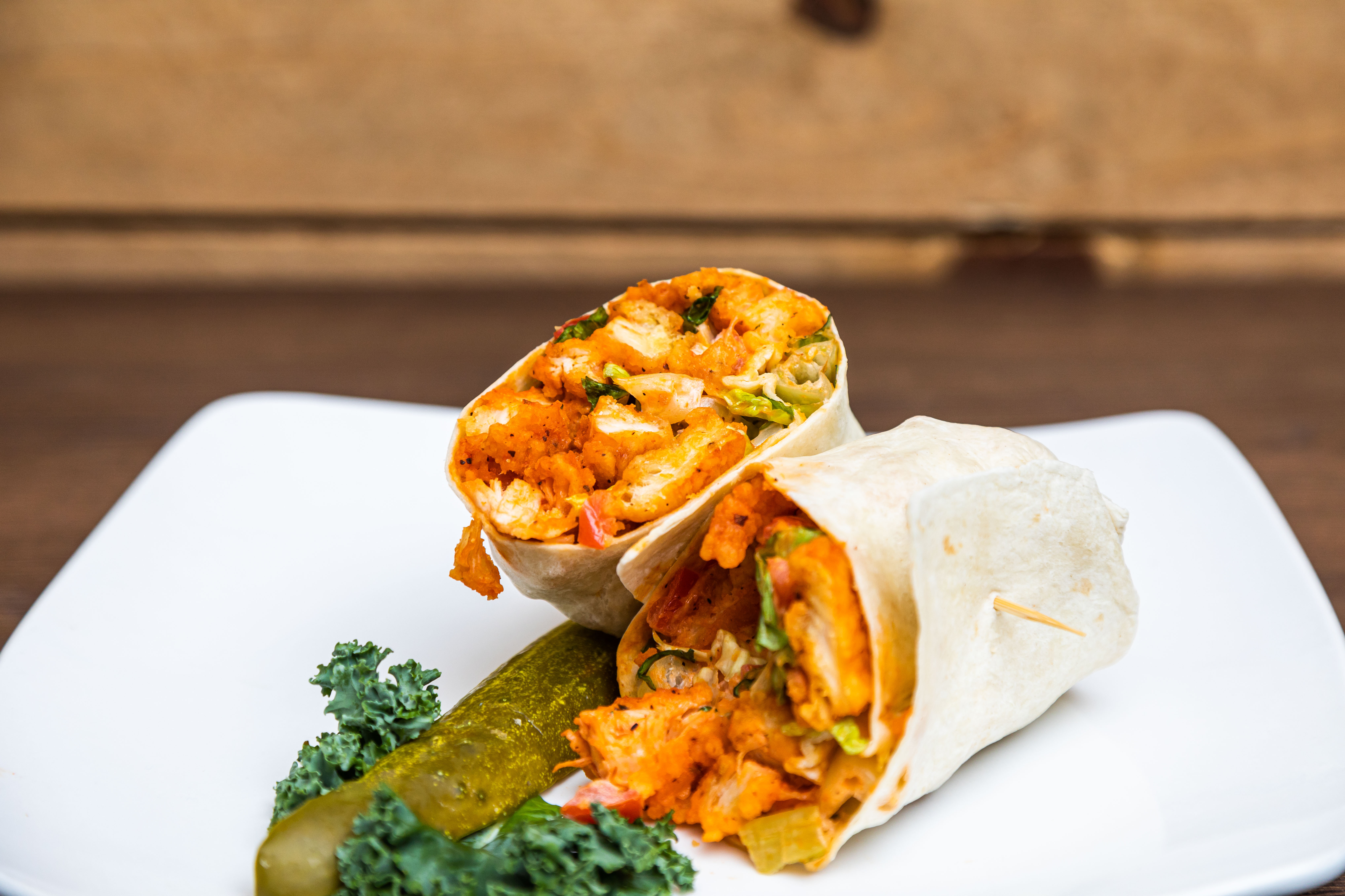 Order Buffalo Chicken Wrap food online from Zazzo'S Pizza store, Westmont on bringmethat.com