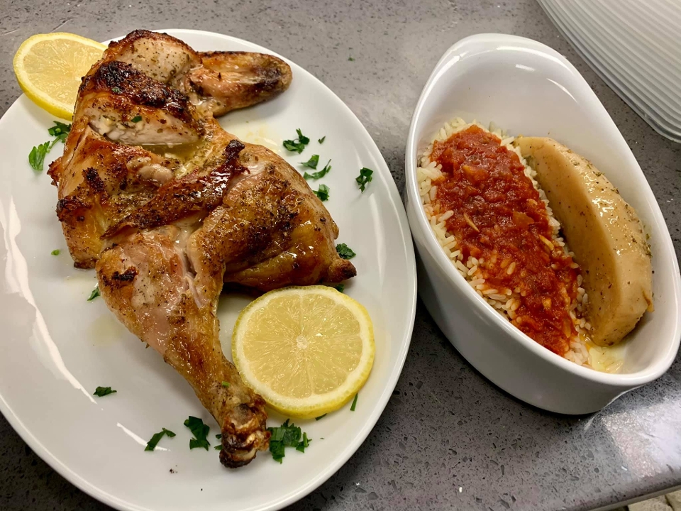 Order Greek-Style Half Chicken food online from Kalamata Kitchen store, Oak Park on bringmethat.com