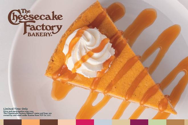 Order The Cheesecake Factory Bakery Pumpkin Cheesecake food online from Fazoli's store, Jackson on bringmethat.com