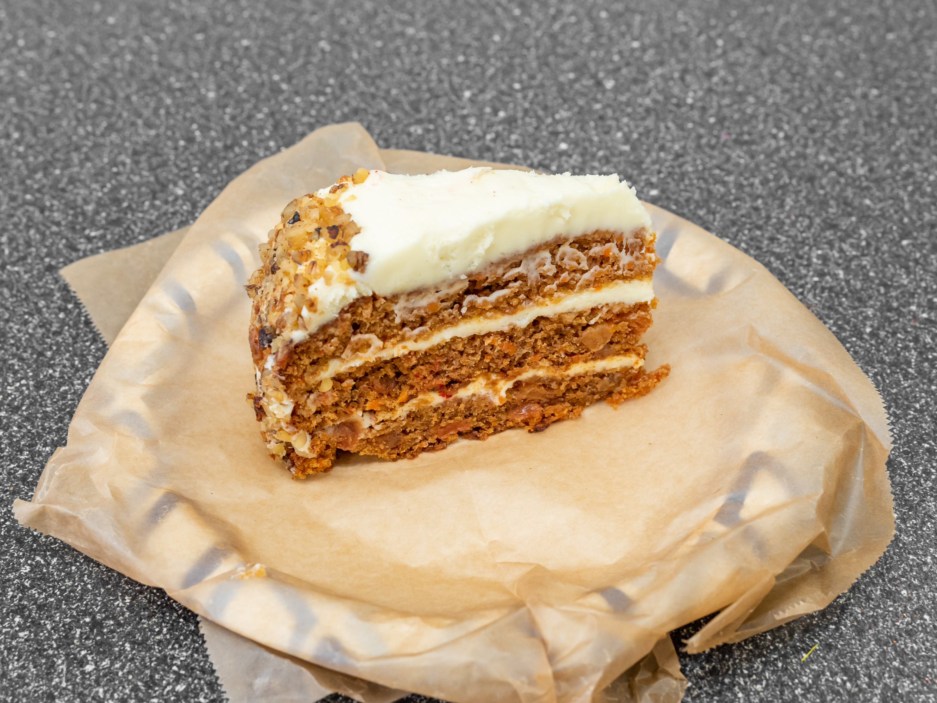 Order Carrot Cake  food online from Bits and Bites Cafe store, Waltham on bringmethat.com