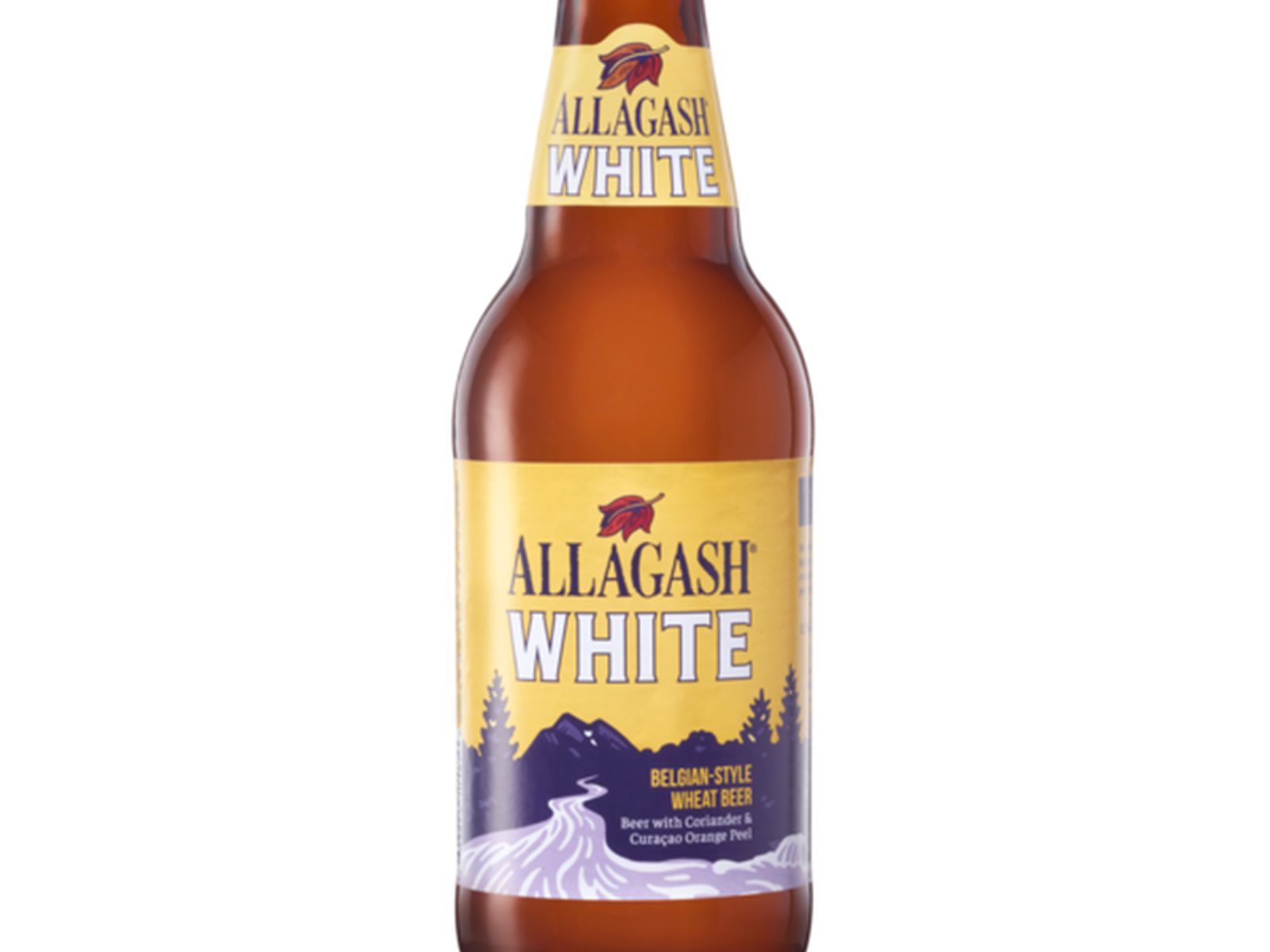 Order Allagash “White”, Belgain Ale 12oz Bottle food online from Angelo's Wine Bar store, Chicago on bringmethat.com