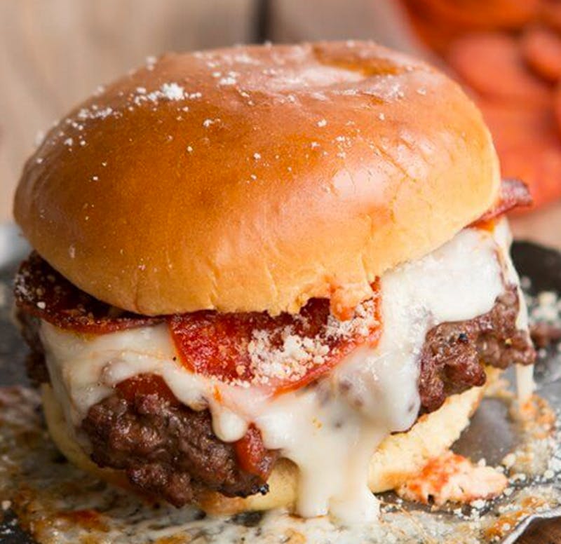 Order The Sicilian Burger - Burger food online from Brother Bruno Pizza store, Washingtonville on bringmethat.com
