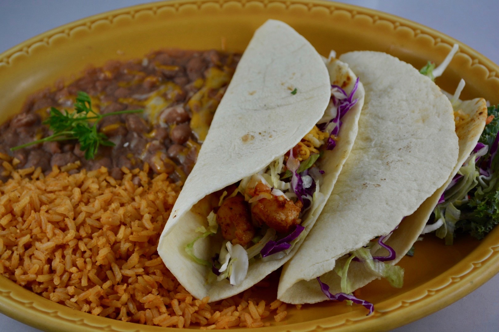 Order CANCUN TACOS food online from Jalapenos Mexican Restaurant Eagle River store, Eagle River on bringmethat.com