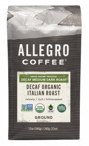 Order Organic Italian Roast (12 oz.) food online from Allegro Coffee Company store, Oklahoma City on bringmethat.com