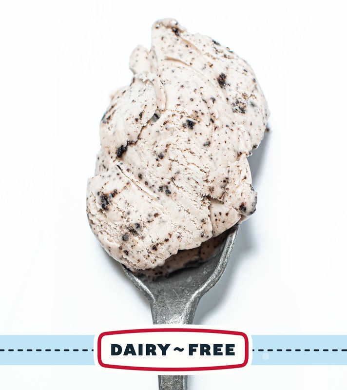 Order Dairy-Free Cookies & Cream food online from Mcconnell Fine Ice Creams Studio City store, Studio City on bringmethat.com