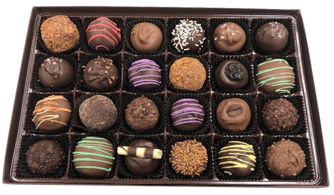 Order Truffles 15 oz. food online from Anastasiades Exclusive Chocolates store, North Canton on bringmethat.com