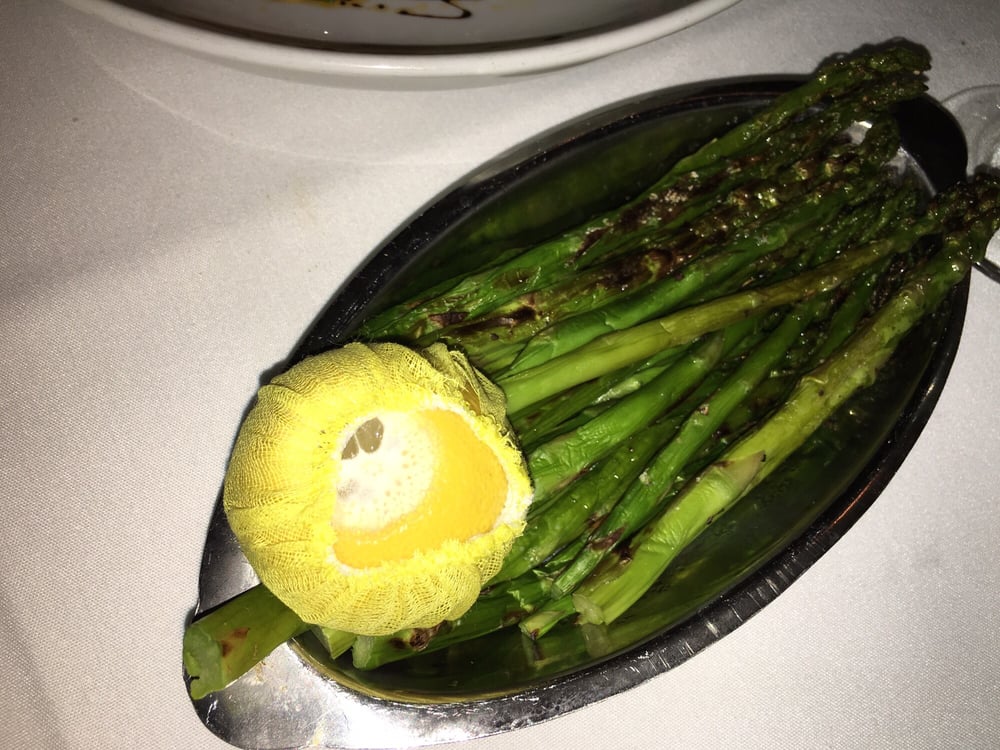Order GRILLED ASPARAGUS food online from Greystone The Steakhouse store, San Diego on bringmethat.com