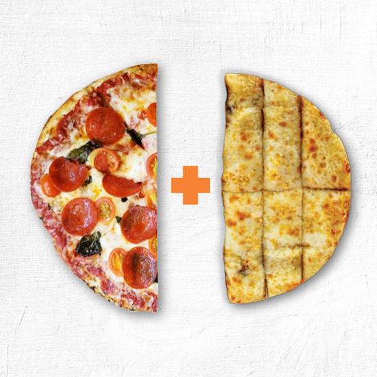 Order Pair a Half up to 3-Topping Pizza food online from Pieology store, Surprise on bringmethat.com