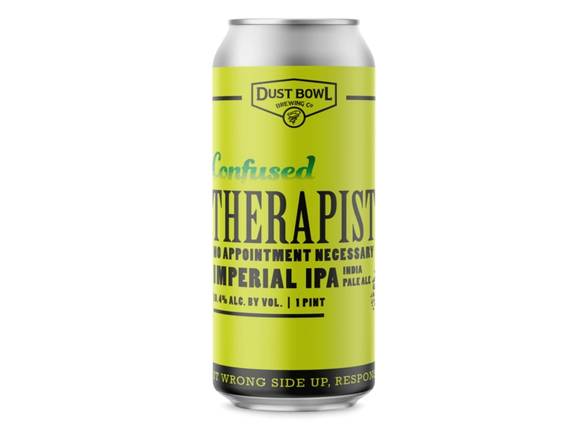 Order Dust Bowl Therapist Imperial IPA - 4x 16oz Cans food online from Wine Expo store, Santa Monica on bringmethat.com