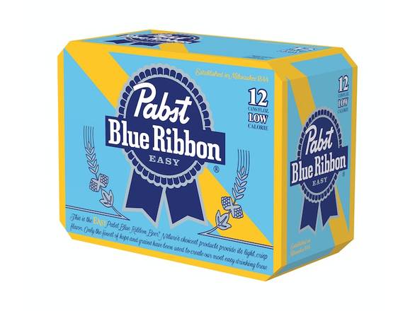 Order Pabst Blue Ribbon Easy - 12x 12oz Cans food online from Leo's Liquor store, Chicago on bringmethat.com