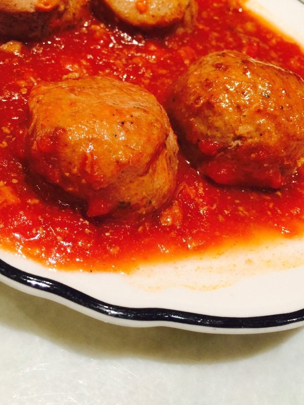 Order 1 Meat Ball with Meat Sauce  food online from El Italiano store, Huntington Park on bringmethat.com