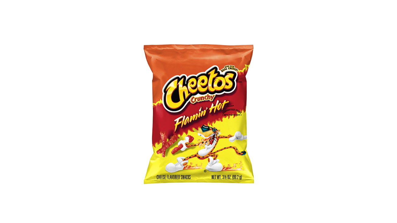 Order Cheetos Flamin Hot 3.25 oz food online from Cafe Verdi Rebel store, Las Vegas on bringmethat.com