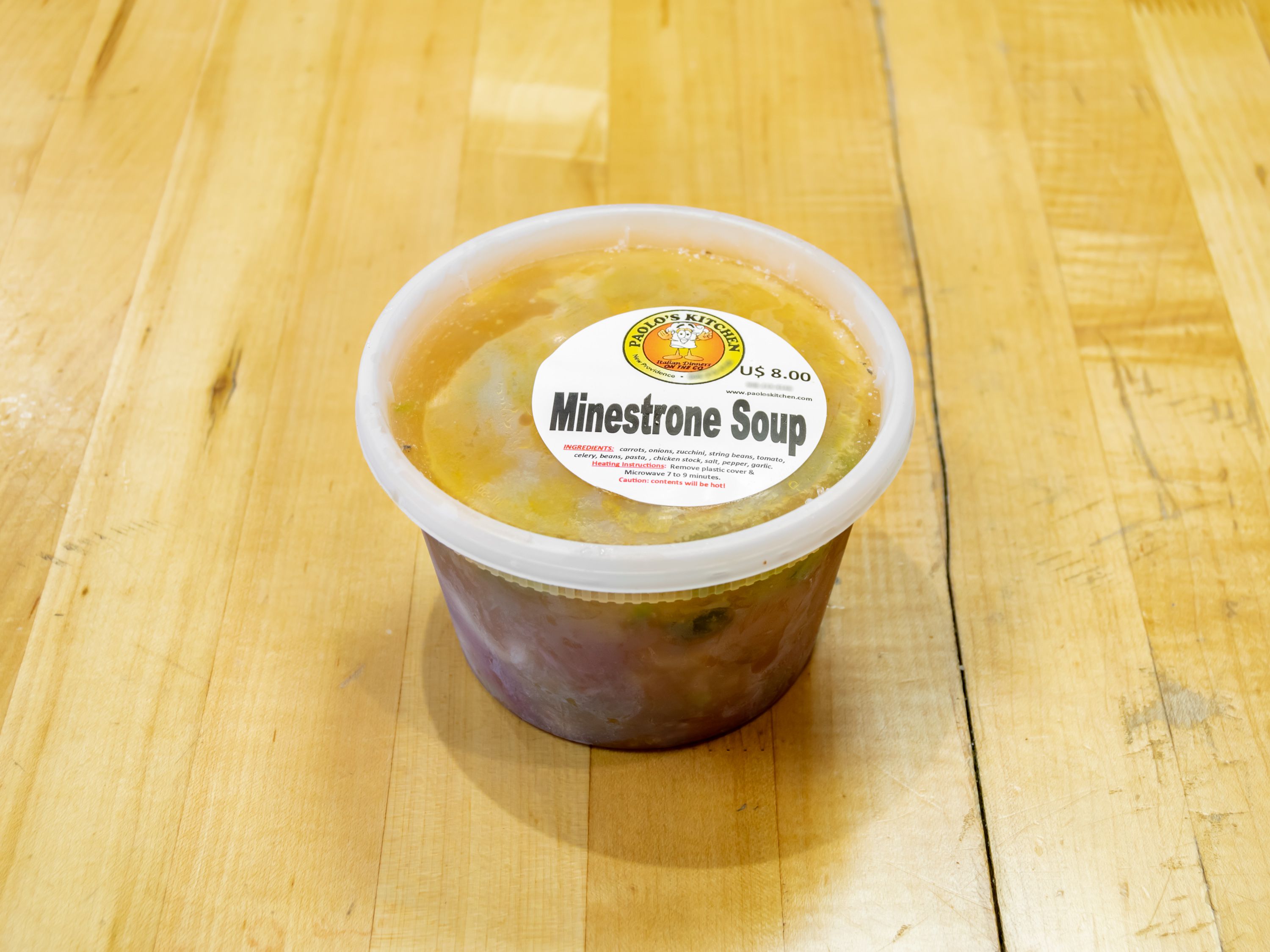 Order Minestrone Soup food online from Paolo Kitchen store, New Providence on bringmethat.com
