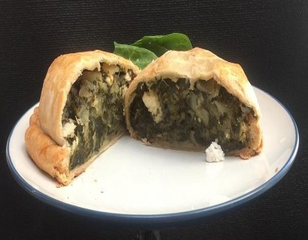 Order Spinach and Feta Pastie food online from Uncle Peter Pasties store, Lake Orion on bringmethat.com