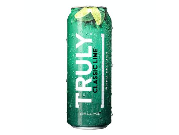 Order TRULY Hard Seltzer Classic Lime Margarita Style - 6x 12oz Cans food online from Liquor & Tobacco store, Batavia on bringmethat.com