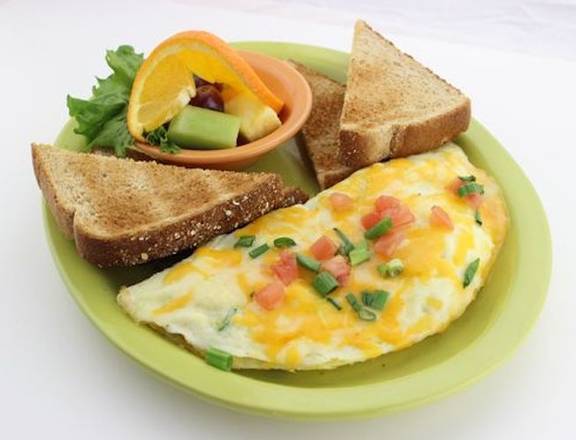 Order Veggie Delight Omelette food online from Scramblers store, Maumee on bringmethat.com