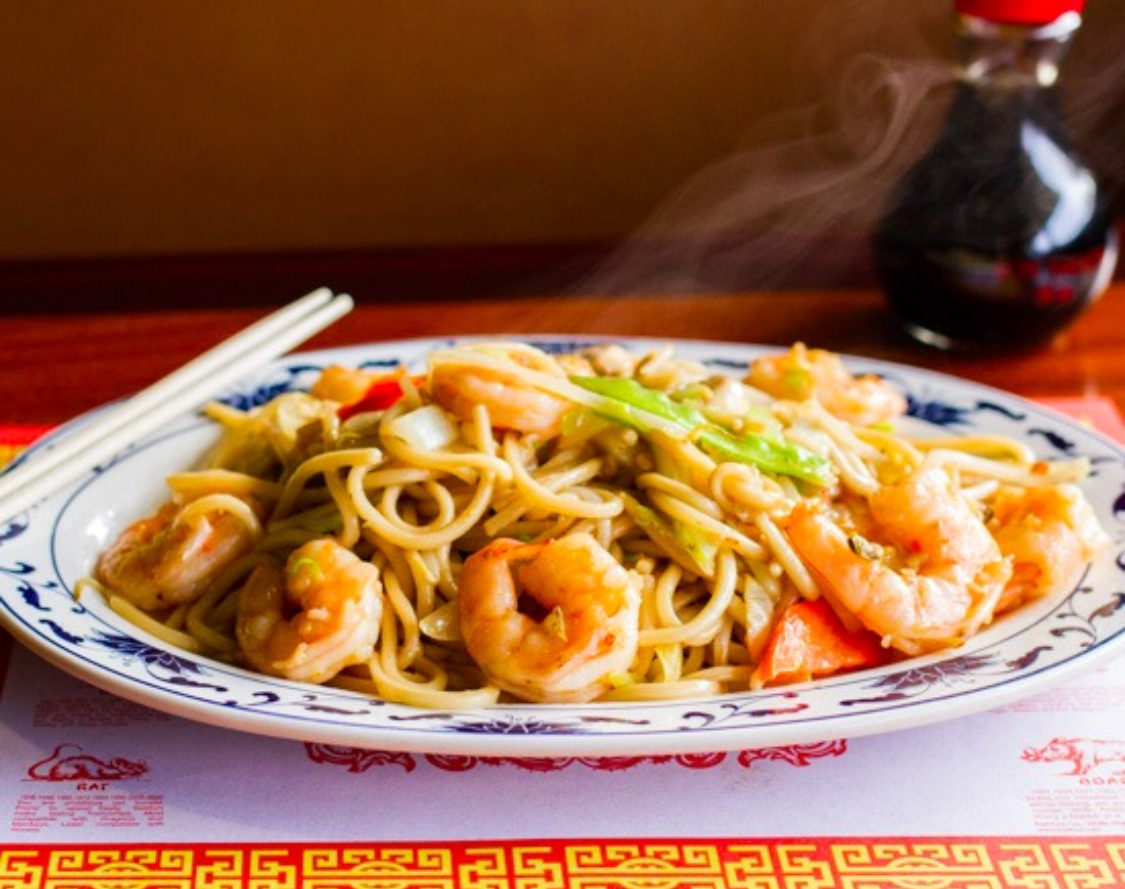 Order Shrimp Lo Mein food online from Big Wa Chinese Restaurant store, Tempe on bringmethat.com