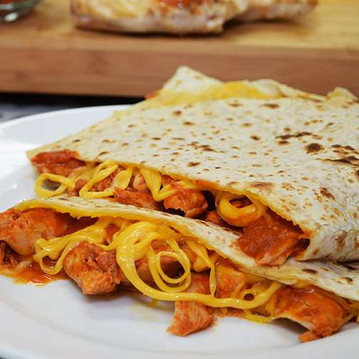 Order Red Chicken Quesadilla food online from Federico Mexican Food store, Scottsdale on bringmethat.com
