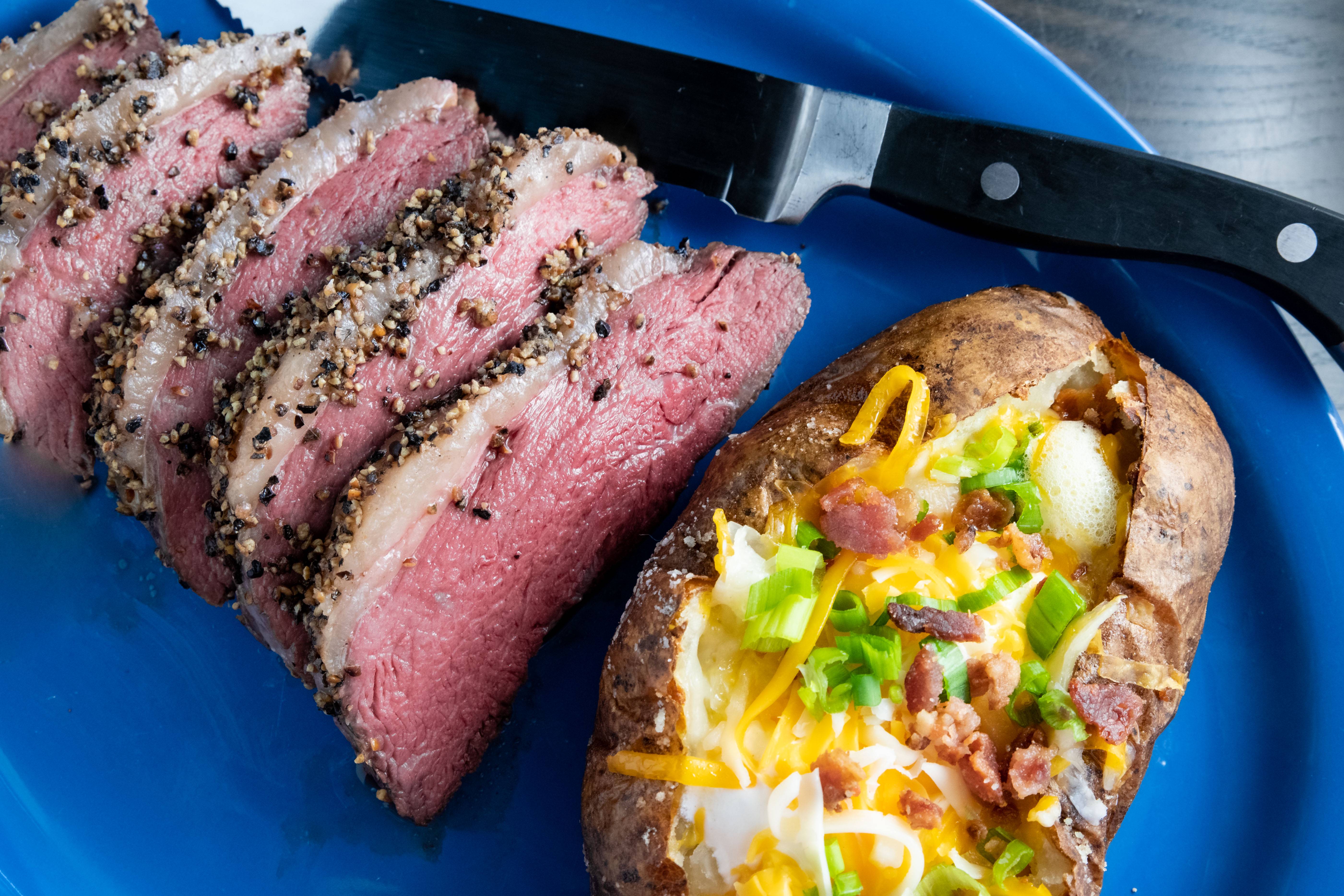 Order Smoked Sirloin food online from Hoffbrau Steak & Grill House store, Amarillo on bringmethat.com