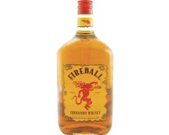 Order Fireball, 1.75L whiskey (33.0% ABV) food online from VALU DISCOUNT LIQUOR #1 store, Houston on bringmethat.com