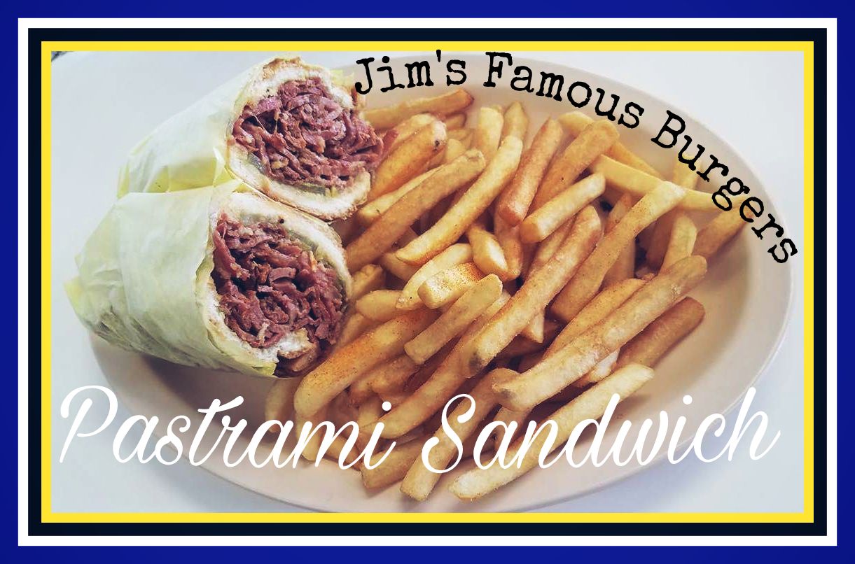 Order Pastrami Sandwich Combo food online from Jim Burgers store, Norwalk on bringmethat.com