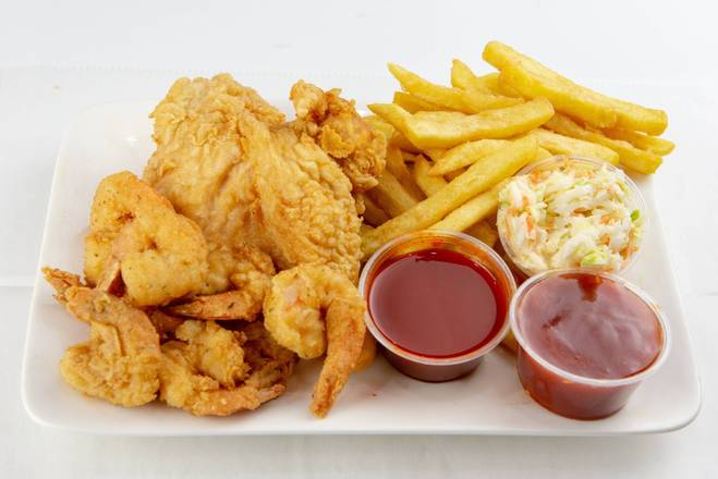 Order Chicken Breast (1 pc) and Shrimp (8 pcs) food online from Jj Fish & Chicken store, Melrose Park on bringmethat.com