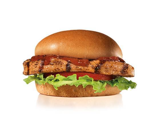 Order Charbroiled BBQ Chicken Sandwich food online from Carl's Jr. store, Tulsa on bringmethat.com