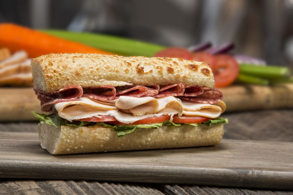 Order Turkey and Salami Sandwich food online from Sourdough & Co store, Atwater on bringmethat.com