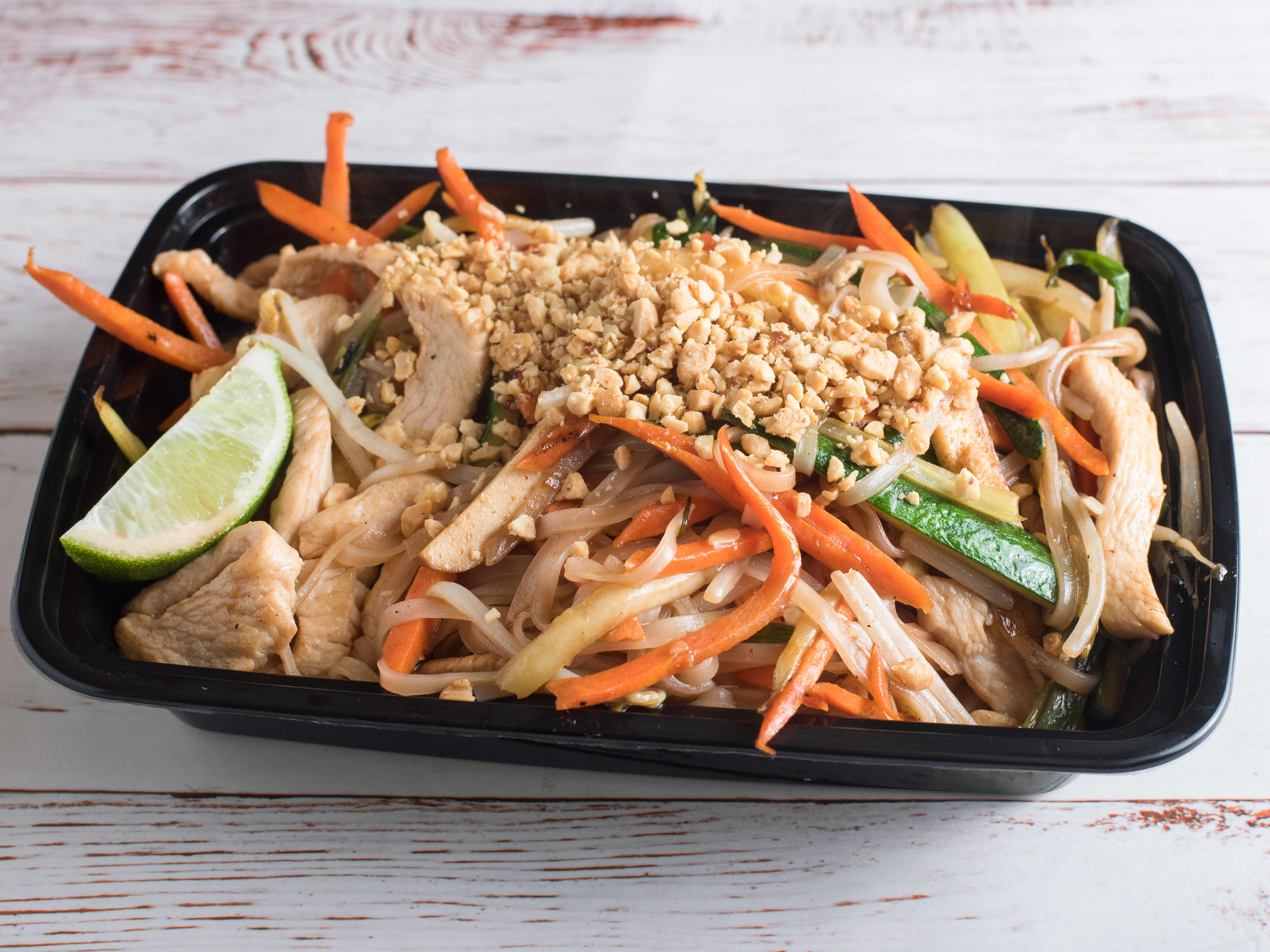 Order Chicken Pad Thai food online from Hana Japanese Steakhouse store, Albany on bringmethat.com