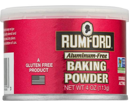 Order Rumford · Gluten & Aluminum-Free Baking Powder (4 oz) food online from Harveys Supermarket store, Baxley on bringmethat.com