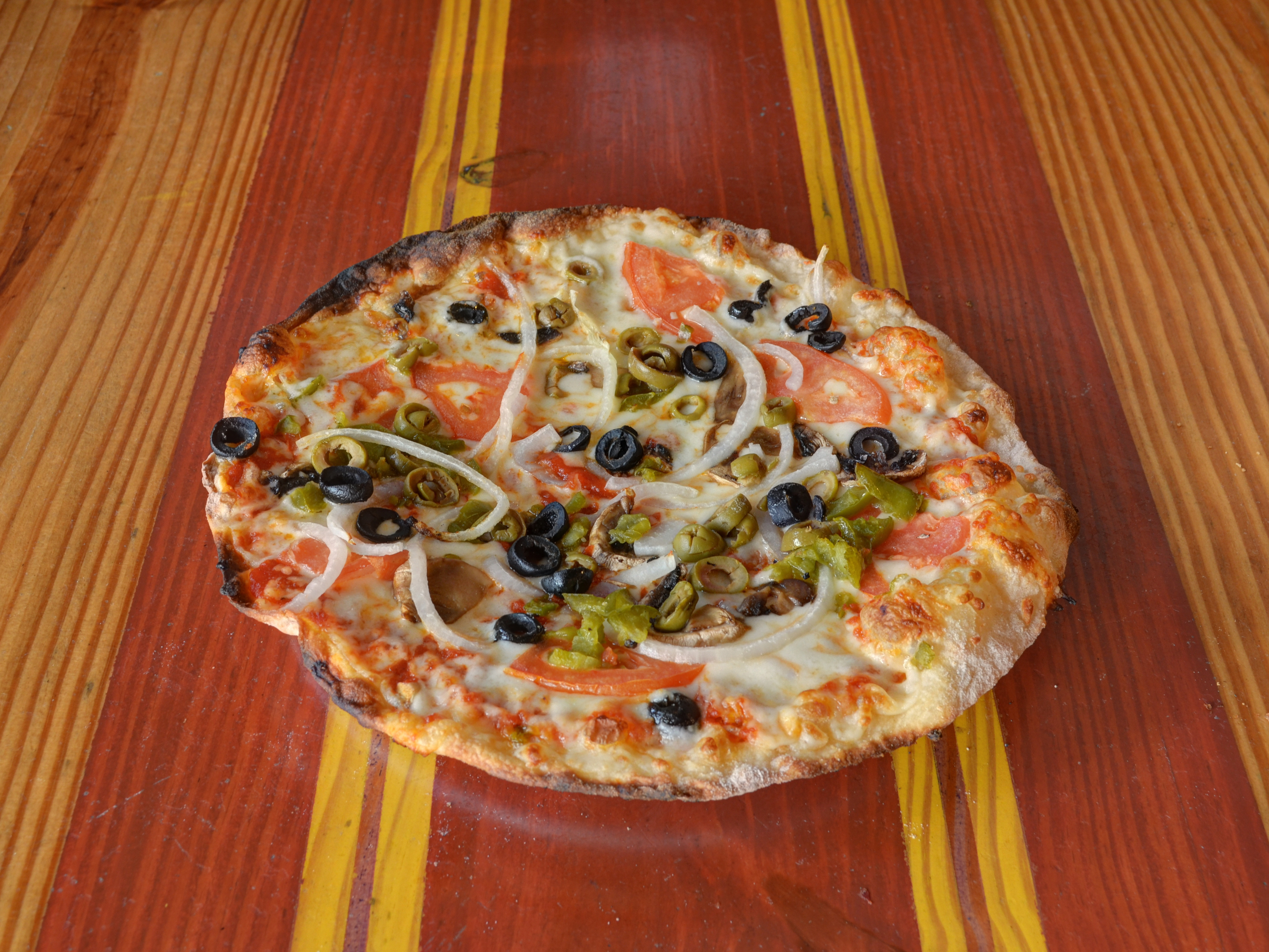 Order Green Room - Veggie Pizza food online from Sid's Pizza store, Suwanee on bringmethat.com