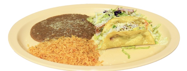 Order Crispy Tacos Combo Lunch food online from Birrieria La Suprema store, La Puente on bringmethat.com